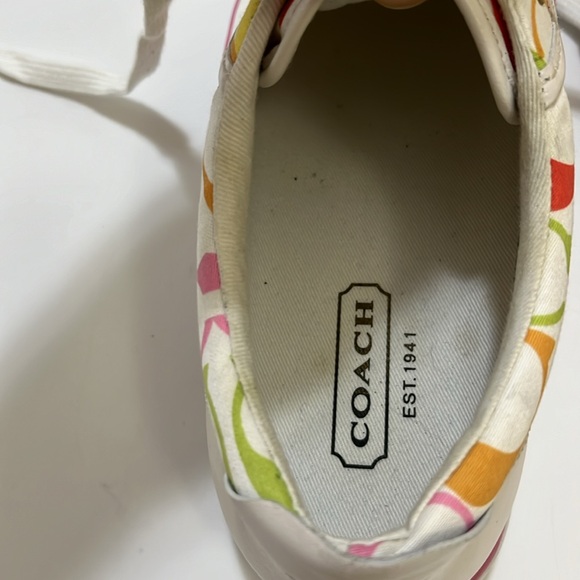 ✨ Preowned ✨ Coach Barrett Multi Color Sneakers - Picture 4 of 9